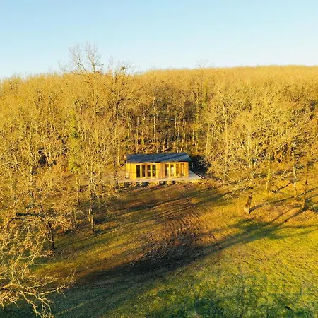 Chalet Loda Cosy Spa Prive Roussayrolles Esterno foto