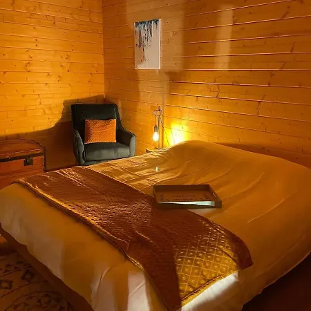 Chalet Loda Cosy Spa Prive Roussayrolles Esterno foto