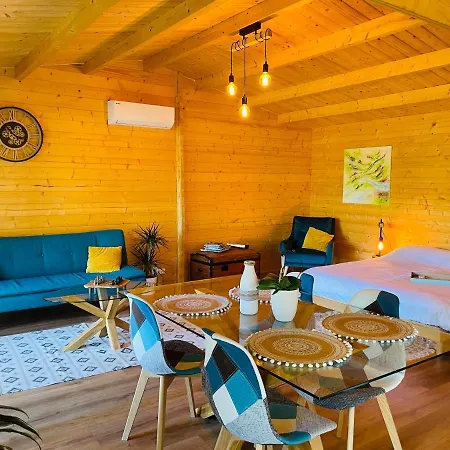Chalet Loda Cosy Spa Prive Roussayrolles Esterno foto